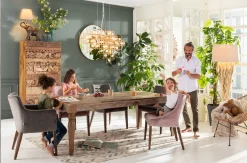 Sale KARE Design Krzesło Mode Velvet 58x87 cm szare - KARE