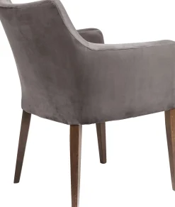 Sale KARE Design Krzesło Mode Velvet 58x87 cm szare - KARE