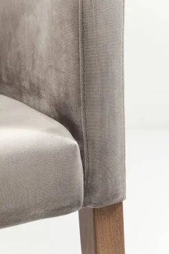 Sale KARE Design Krzesło Mode Velvet 58x87 cm szare - KARE