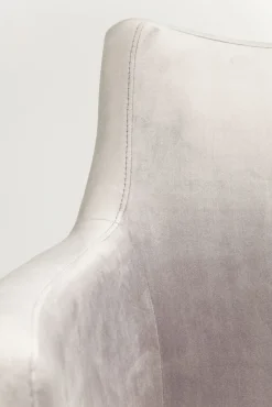 Sale KARE Design Krzesło Mode Velvet 58x87 cm szare - KARE
