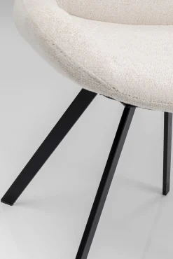 Sale KARE Design Krzesło obrotowe Baron 57x88 cm kremowe - KARE