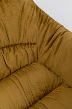 Online KARE Design Krzesło obrotowe Bristol 83x79 cm żółte - KARE