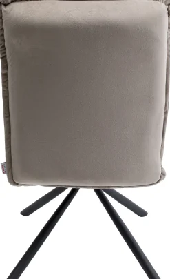 Hot KARE Design Krzesło obrotowe Chelsea 50x91 cm szare - KARE