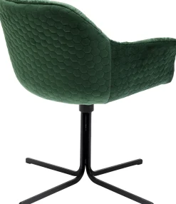Online KARE Design Krzesło obrotowe Colmar 66x79 cm zielone - KARE