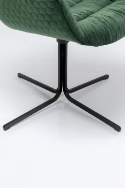 Online KARE Design Krzesło obrotowe Colmar 66x79 cm zielone - KARE