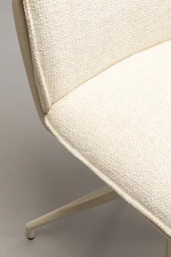 Best KARE Design Krzesło obrotowe Hilla w kolorze białym - KARE