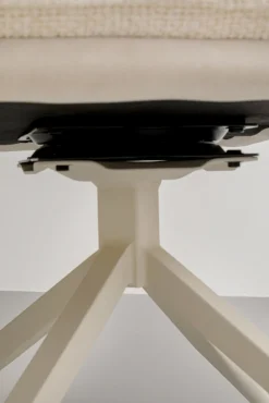 Best KARE Design Krzesło obrotowe Hilla w kolorze białym - KARE