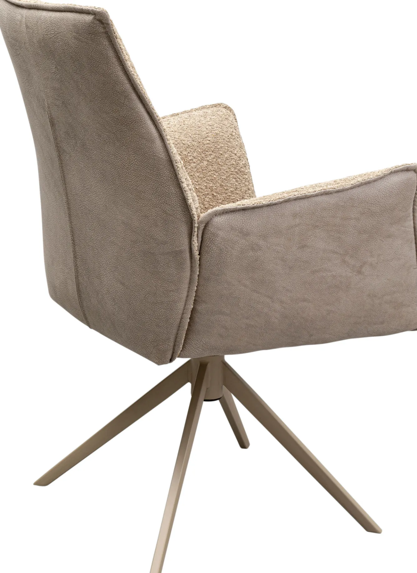 New KARE Design Krzesło obrotowe z podłokietnikami Liverpool greige - KARE