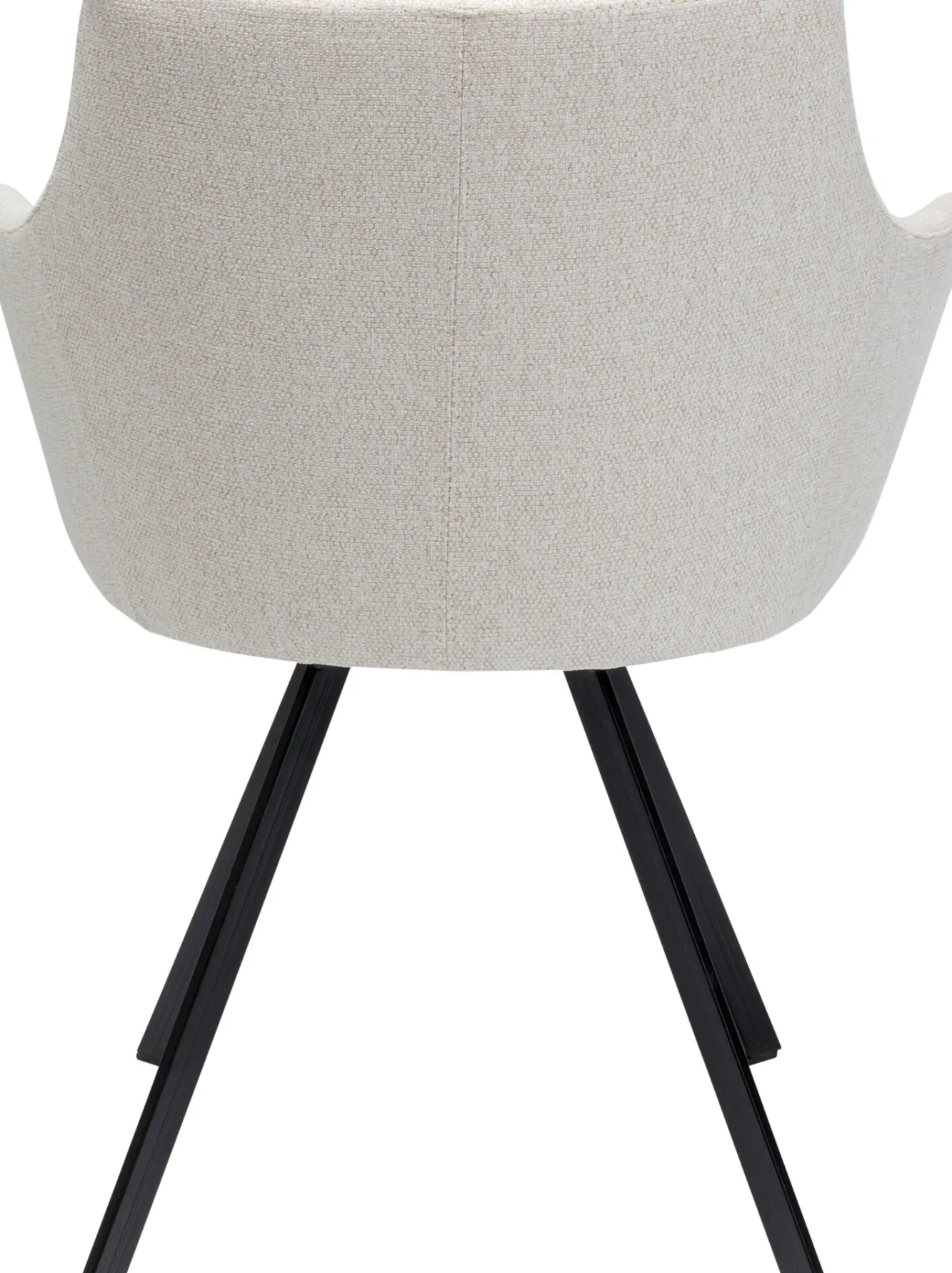 Best KARE Design Krzesło obrotowe z podłokietnikami Coco 53x84 cm kremowe - KARE