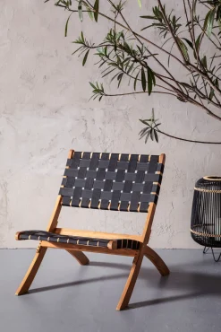 Outlet KARE Design Krzesło ogrodowe Ipanema 78x73 cm czarne - KARE