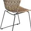 New KARE Design Krzesło ogrodowe Sansibar 53x78 cm brązowe - KARE