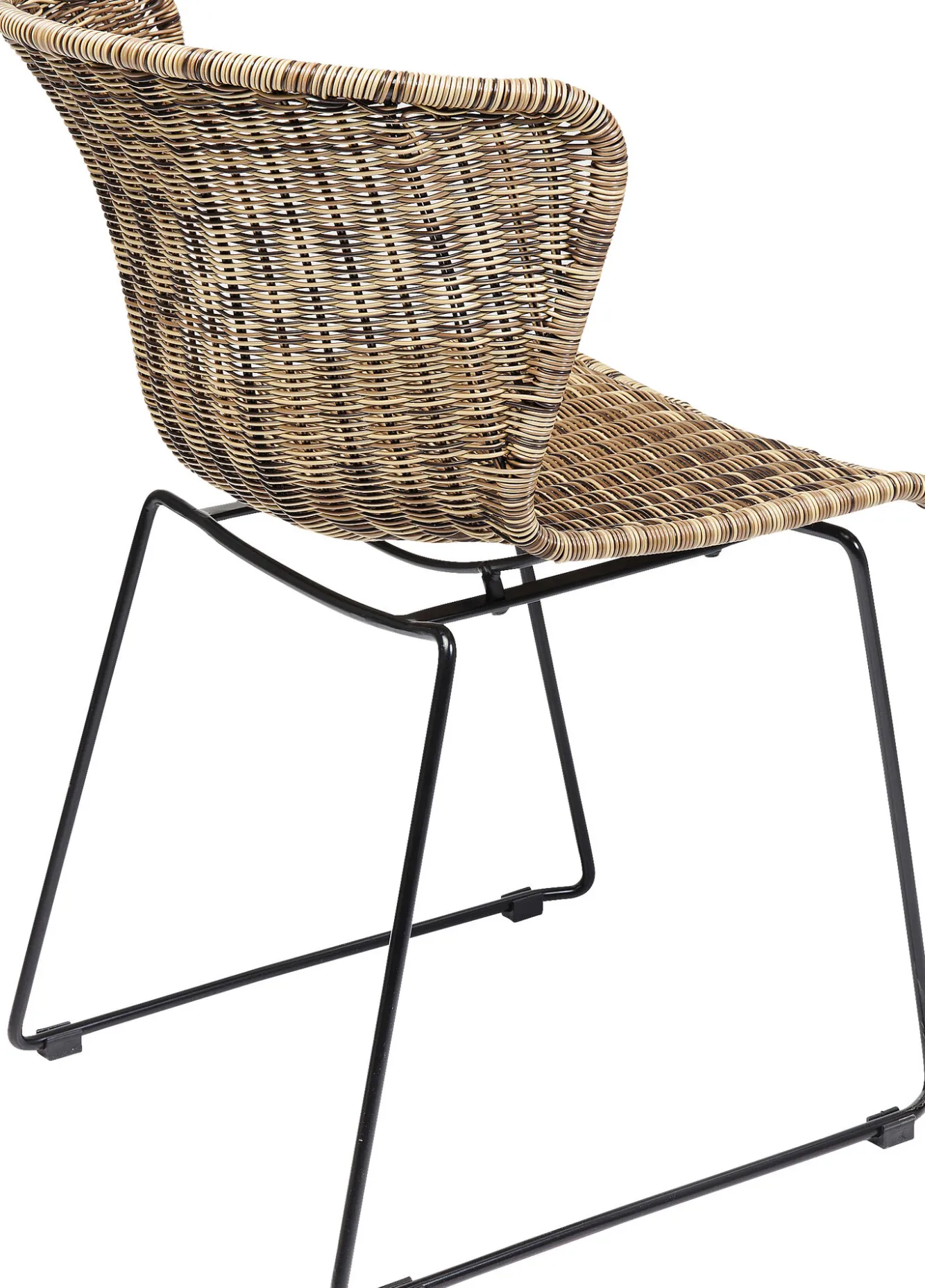 New KARE Design Krzesło ogrodowe Sansibar 53x78 cm brązowe - KARE