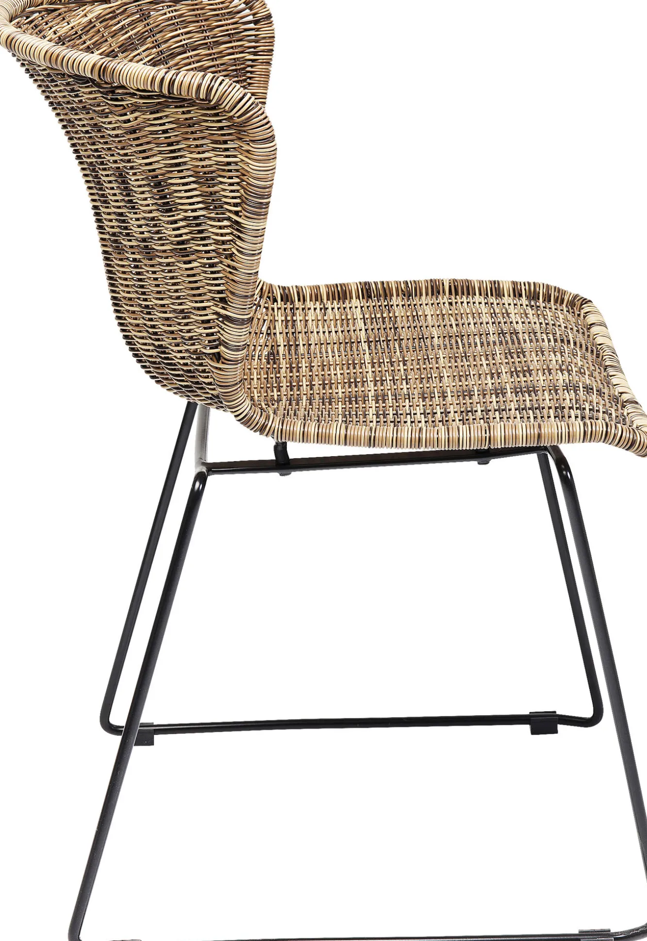 New KARE Design Krzesło ogrodowe Sansibar 53x78 cm brązowe - KARE