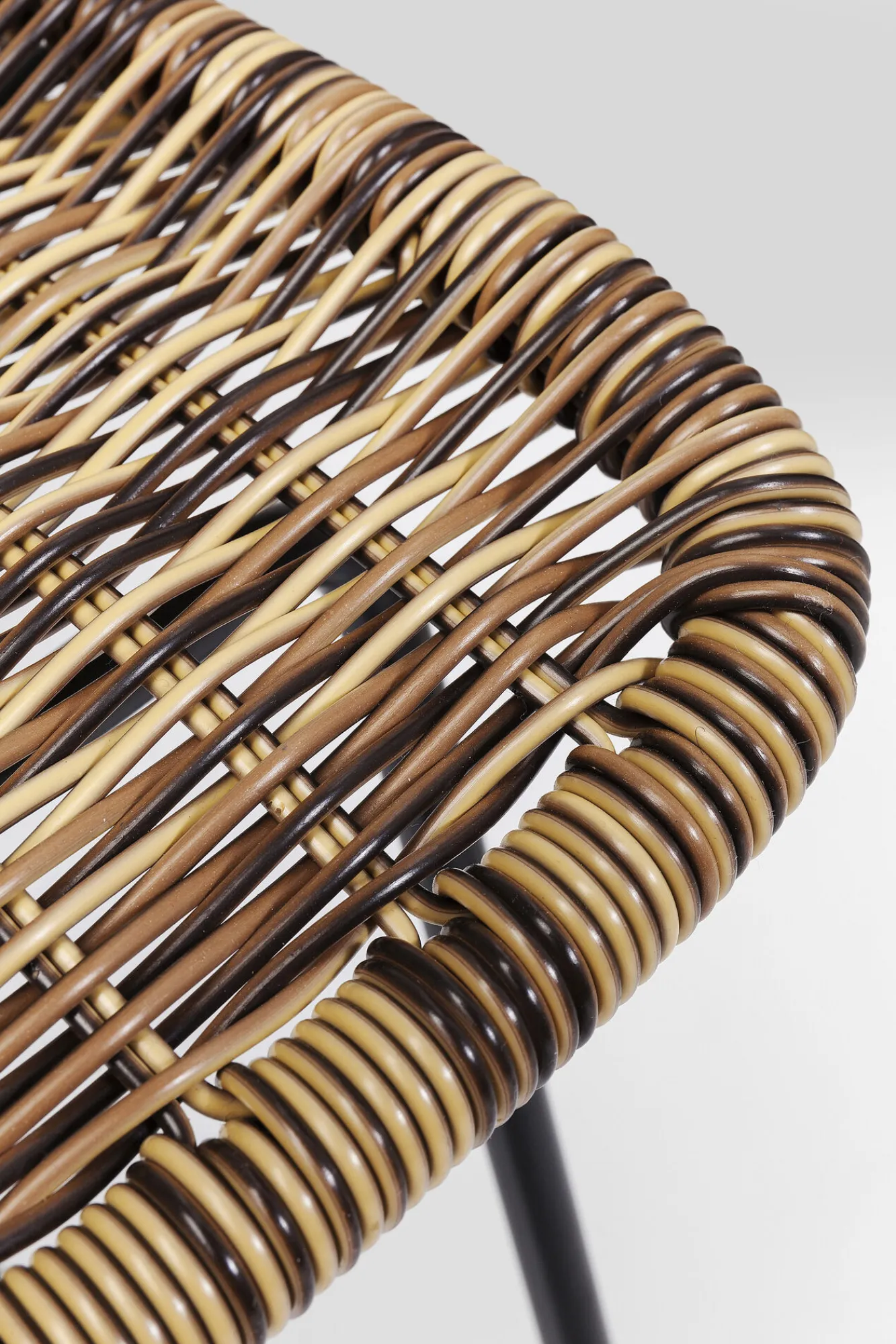 New KARE Design Krzesło ogrodowe Sansibar 53x78 cm brązowe - KARE