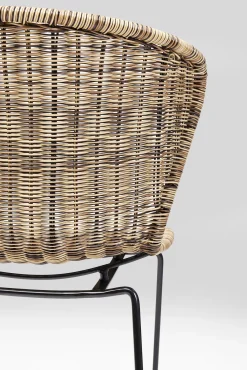 New KARE Design Krzesło ogrodowe Sansibar 53x78 cm brązowe - KARE