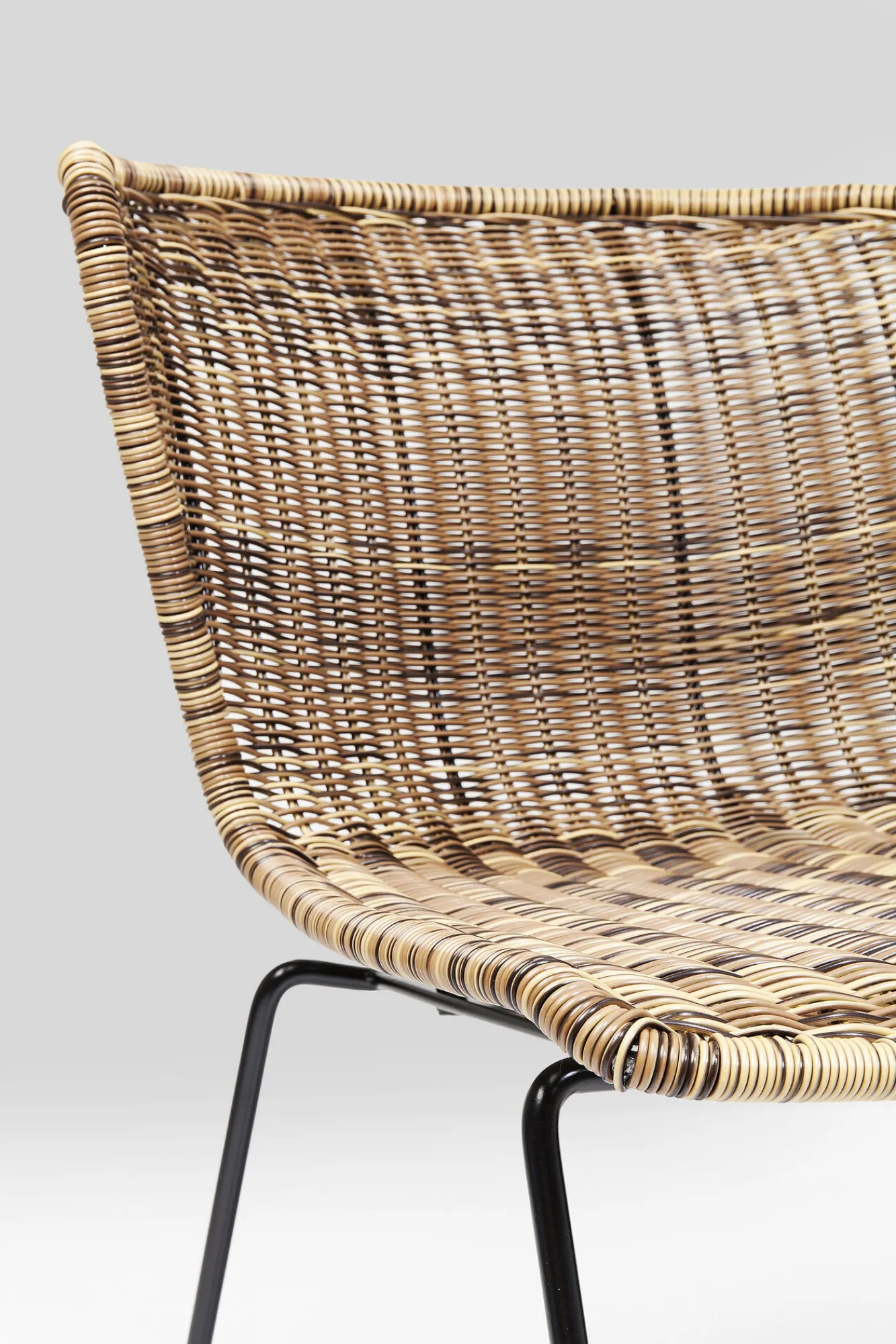 New KARE Design Krzesło ogrodowe Sansibar 53x78 cm brązowe - KARE