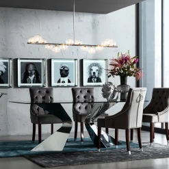 Online KARE Design Krzesło Prince 53x98 cm szare - KARE