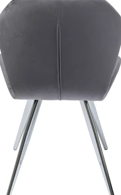 Discount KARE Design Krzesło Viva Chrome 52x82 cm szare - KARE