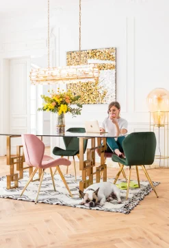 Clearance KARE Design Krzesło Viva 52x81 cm różowe - KARE