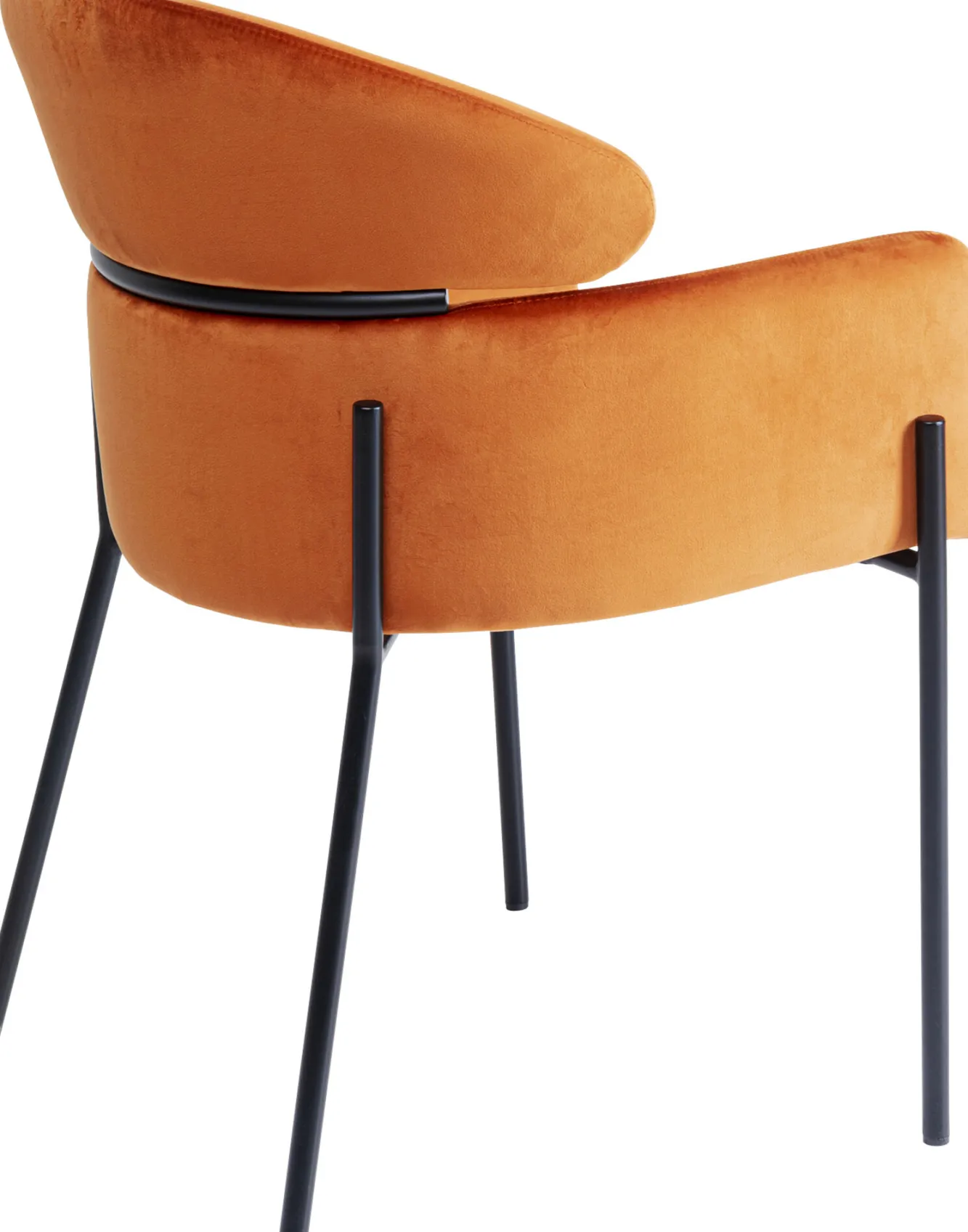 Hot KARE Design Krzesło z podłokietnikami Alexia 61x78 cm pomarańczowe - KARE