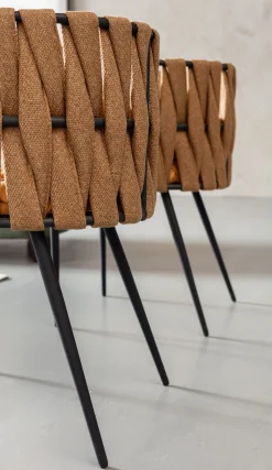 Fashion KARE Design Krzesło z podłokietnikami Cheerio 55x75 cm żółte - KARE