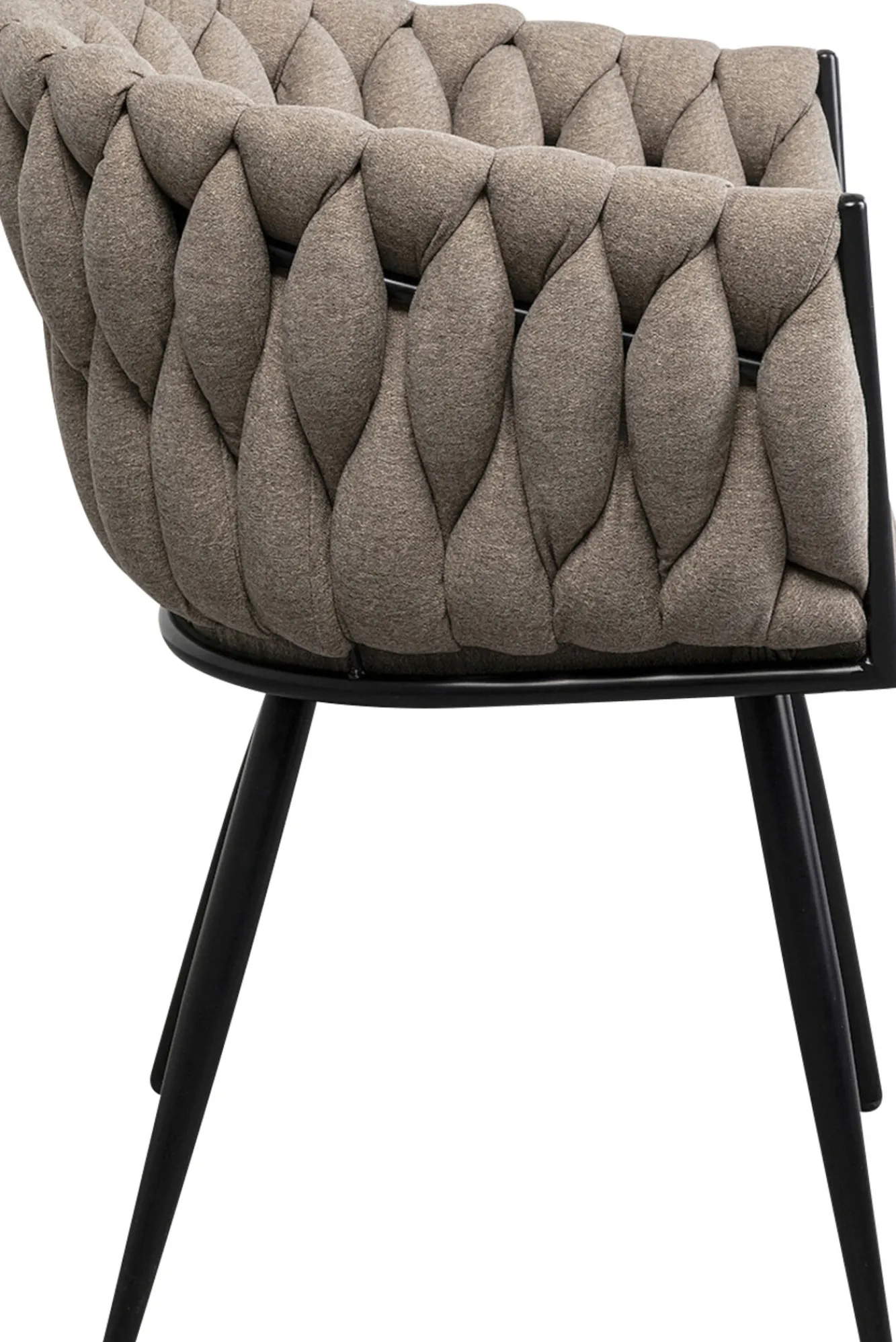 Discount KARE Design Krzesło z podłokietnikami Dean beżowe - KARE