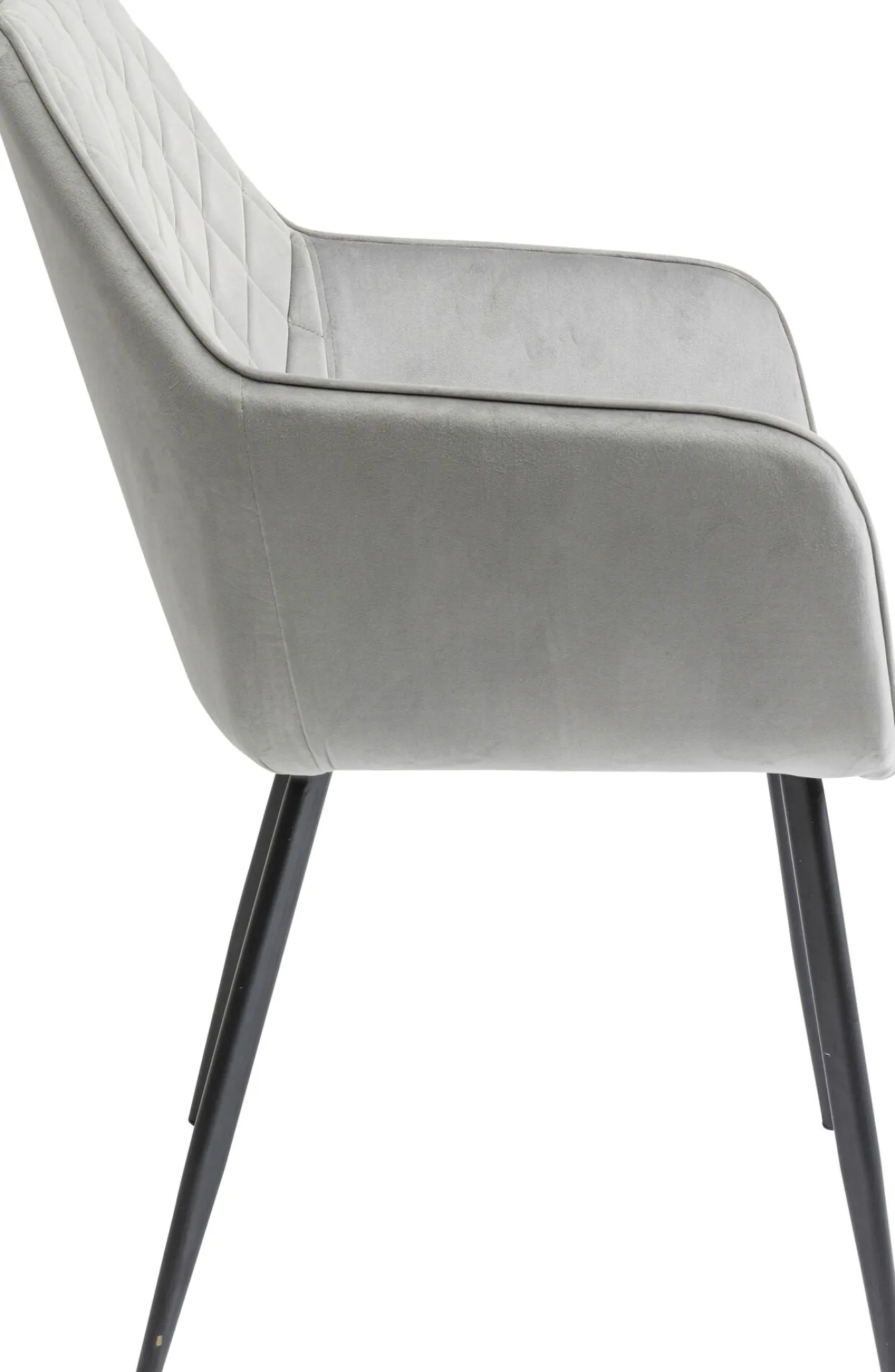 Fashion KARE Design Krzesło z podłokietnikami Kayla 59x89 cm szare - KARE