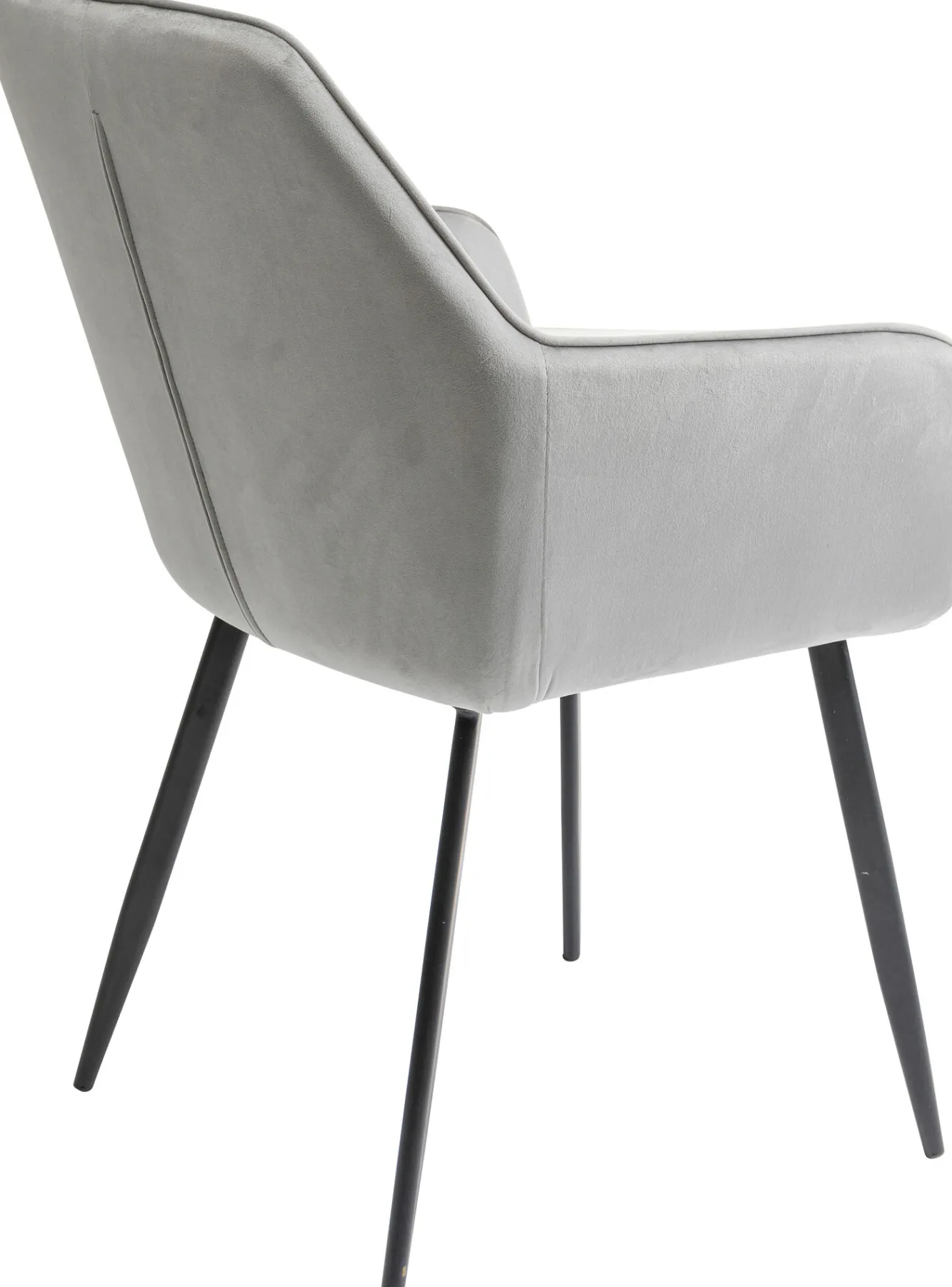 Fashion KARE Design Krzesło z podłokietnikami Kayla 59x89 cm szare - KARE