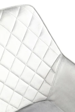 Fashion KARE Design Krzesło z podłokietnikami Kayla 59x89 cm szare - KARE