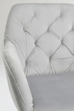 Best KARE Design Krzesło z podłokietnikami Kira 58x82 cm szare - KARE