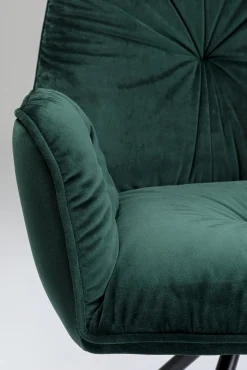 Best KARE Design Krzesło z podłokietnikami Mila 60x89 cm zielone - KARE