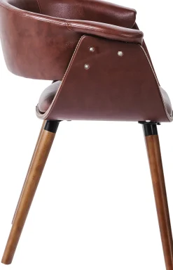 Best KARE Design Krzesło z podłokietnikami Monaco 58x72 cm brązowe - KARE