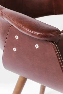 Best KARE Design Krzesło z podłokietnikami Monaco 58x72 cm brązowe - KARE