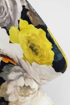 Sale KARE Design Krzesło z podłokietnikami Peony Yellow 56x77 cm - KARE