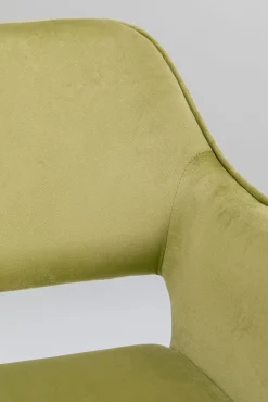 Best KARE Design Krzesło z podłokietnikami San Francisco 59x82 cm jasnozielone - KARE