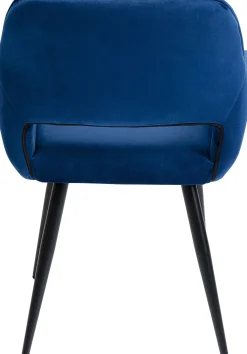 Discount KARE Design Krzesło z podłokietnikami San Francisco 59x82 cm niebieskie - KARE
