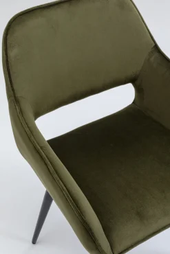 Best KARE Design Krzesło z podłokietnikami San Francisco 59x82 cm ciemnozielone - KARE