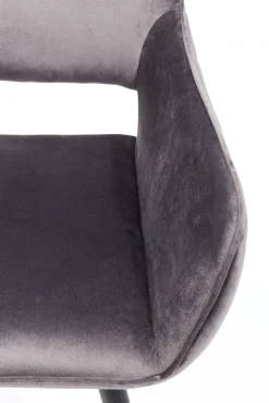 Clearance KARE Design Krzesło z podłokietnikami San Francisco 59x82 cm szare - KARE