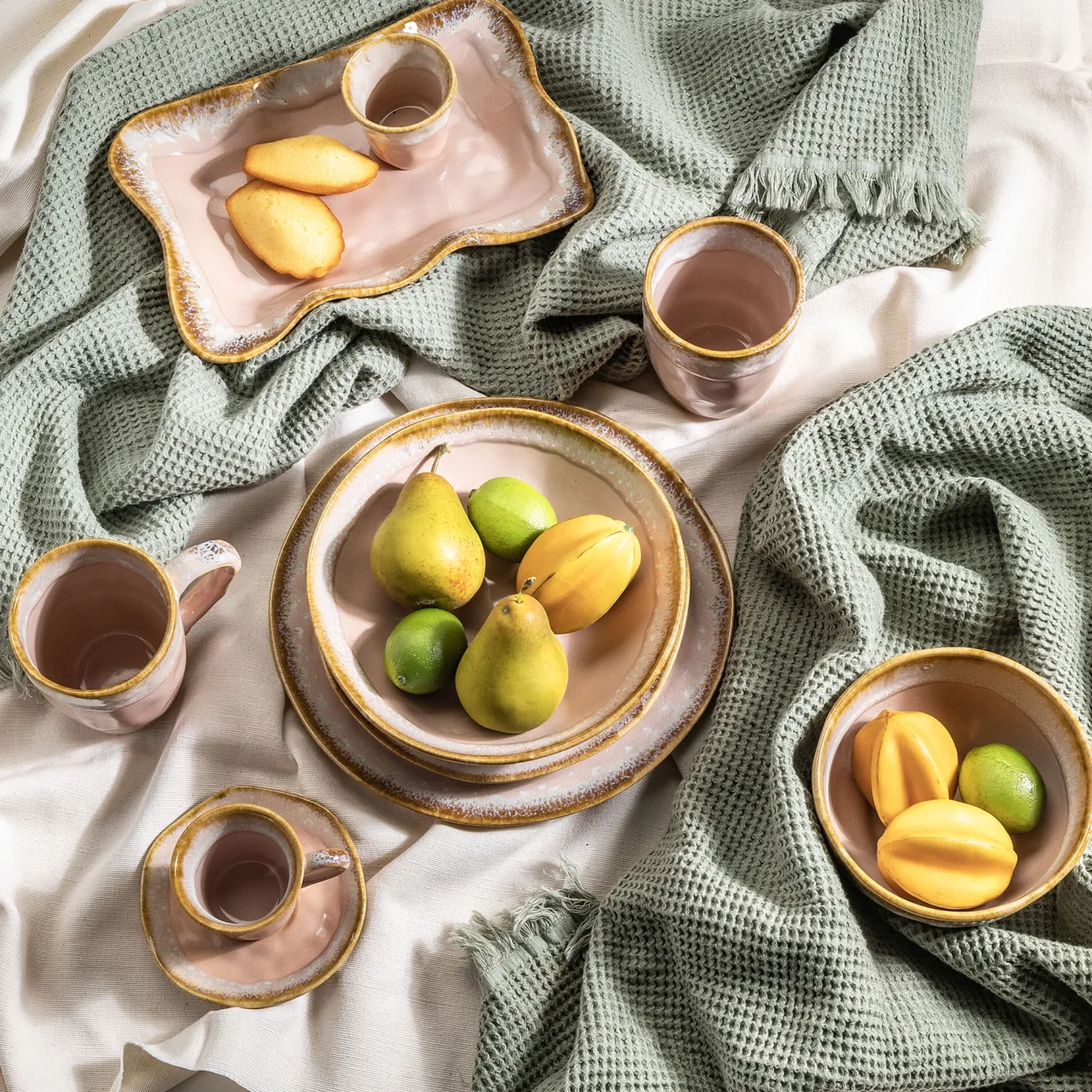 Best KARE Design Kubek bez ucha kamionkowy różowy 370 ml - KARE