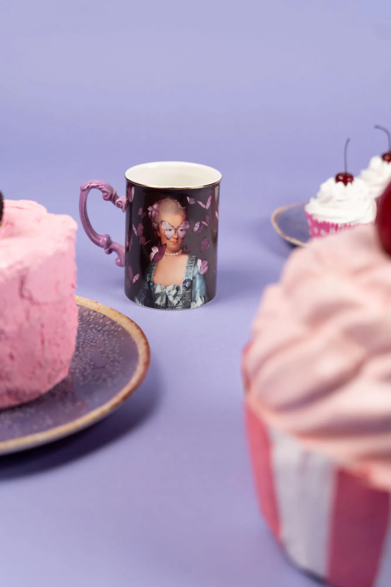 Discount KARE Design Kubek kolorowy ceramiczny awangardowy książę 400 ml - KARE