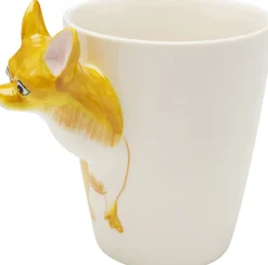 Clearance KARE Design Kubek z porcelany motyw zwierzęcy piesek 390 ml - KARE