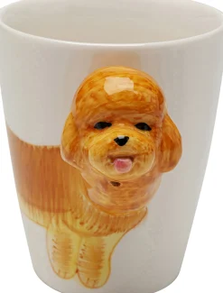 Clearance KARE Design Kubek z porcelany motyw zwierzęcy pies 390 ml - KARE