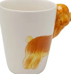 Clearance KARE Design Kubek z porcelany motyw zwierzęcy pies 390 ml - KARE