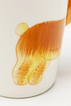 Clearance KARE Design Kubek z porcelany motyw zwierzęcy pies 390 ml - KARE