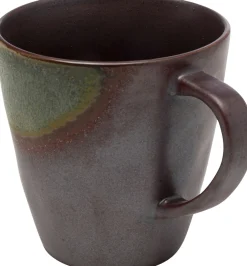 Online KARE Design Kubek z uchem fioletowo-zielony kamionka 470 ml - KARE