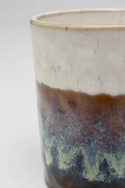 Outlet KARE Design Kubek z uchem kamionka 350 ml dół brązowy - KARE