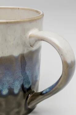 Outlet KARE Design Kubek z uchem kamionka 350 ml dół brązowy - KARE