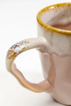 Best KARE Design Kubek z uchem kamionkowy różowy 370 ml - KARE