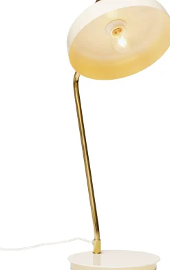 Fashion KARE Design Lampa biurkowa beżowo-złota stalowa 56 cm - KARE