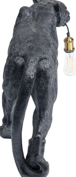 Clearance KARE Design Lampa podłogowa Animal Bagheera 85x40 cm czarna - KARE